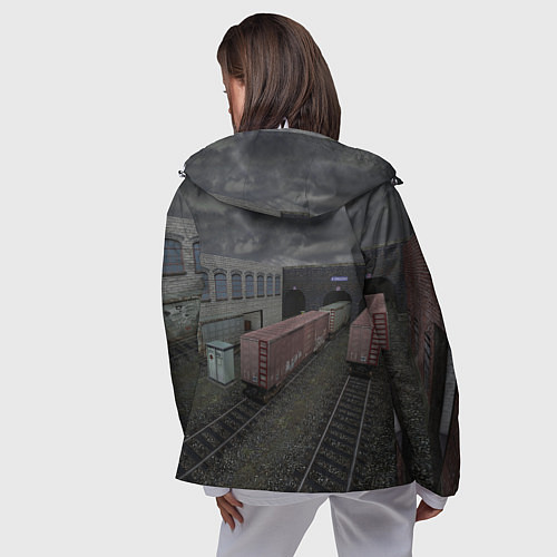 Женская ветровка Counter Strike 1 6 de train / 3D-Белый – фото 4