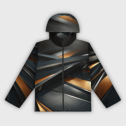 Женская ветровка Черная абстракция геометрия