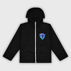 Женская ветровка Tesla logo neon