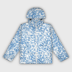 Женская ветровка Пёстрый бело-голубой