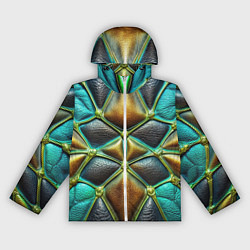 Женская ветровка Объемная футуристичная объемная текстура из кожи