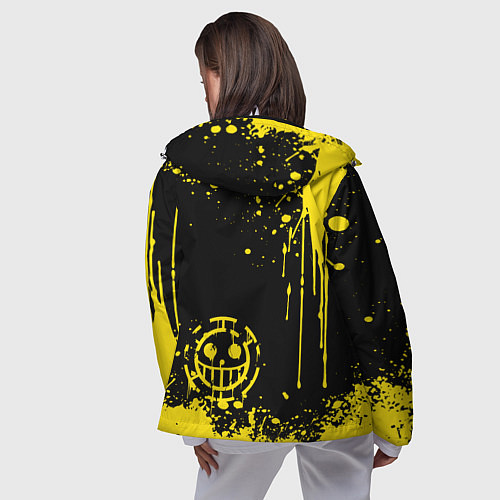 Женская ветровка Трафальгар Д Ватер Ло прозвище пират / 3D-Белый – фото 4