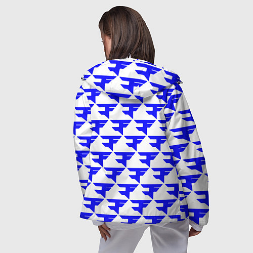Женская ветровка FaZe Clan pattern team / 3D-Белый – фото 4