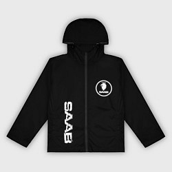 Женская ветровка SAAB logo white