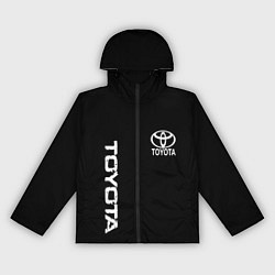 Женская ветровка Toyota logo white steel