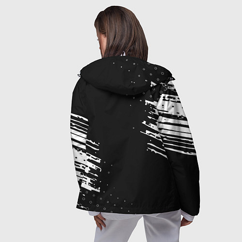 Женская ветровка Watch dogs краски / 3D-Белый – фото 4