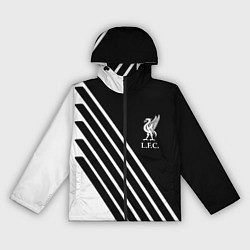 Ветровка с капюшоном женская Liverpool sport fc geometry, цвет: 3D-черный