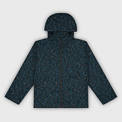 Женская ветровка Мелкая мозаика чёрно-синий