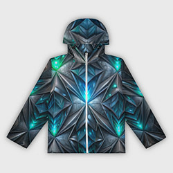 Женская ветровка Темная текстура со свечением