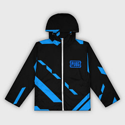Женская ветровка PUBG blue geometry