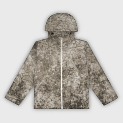 Женская ветровка Абстракция - серый грязный гранж