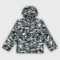 Женская ветровка Камуфляжные пиксели текстура