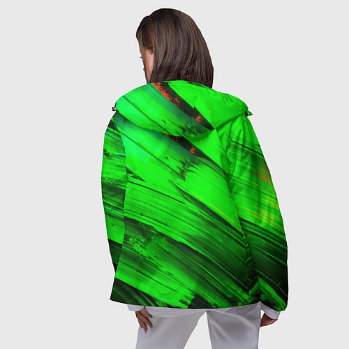Женская ветровка Хомячок самурай / 3D-Черный – фото 4