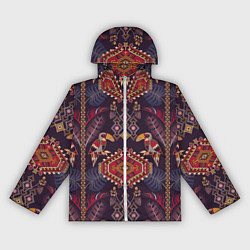 Женская ветровка Африканский орнамент с птицами