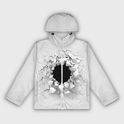 Женская ветровка Взрыв стены изнутри