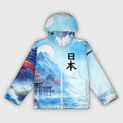 Женская ветровка Японский морской пейзаж - нейроарт