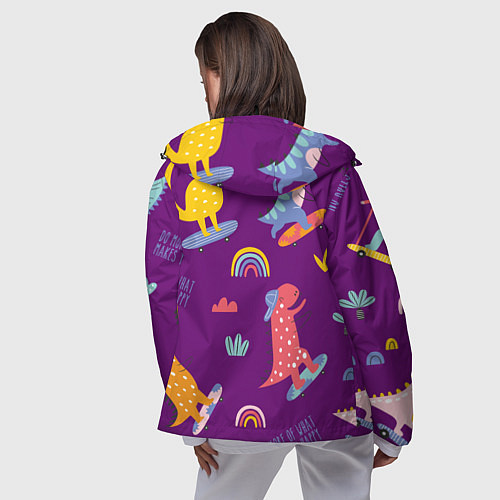 Женская ветровка No rules / 3D-Черный – фото 4