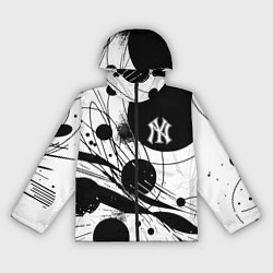 Женская ветровка New York Yankees baseball team - abstraction