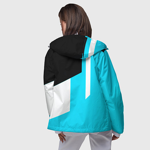 Женская ветровка Napoli geometry fc / 3D-Белый – фото 4