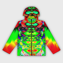 Женская ветровка Оптический фрактал кислота