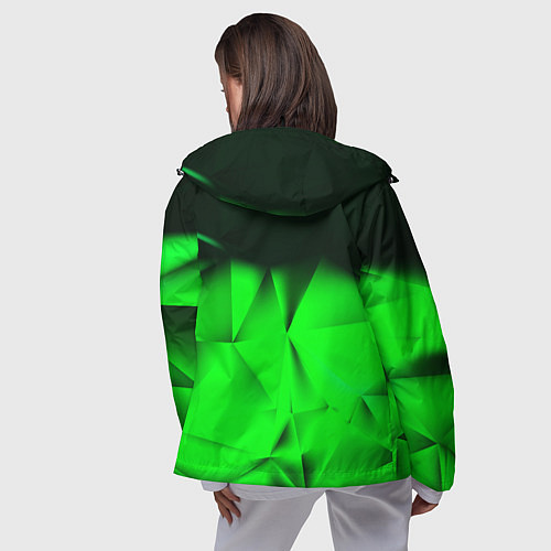 Женская ветровка Кислотная абстракция кубы / 3D-Черный – фото 4