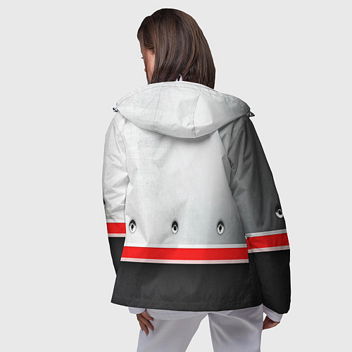 Женская ветровка Audi metal sport / 3D-Белый – фото 4
