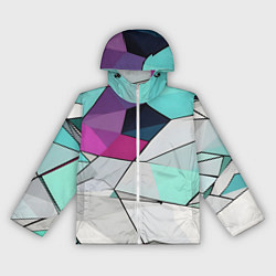 Женская ветровка Яркая геометрическая абстракция
