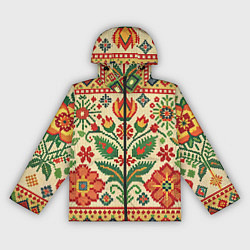 Женская ветровка Славянский узор и орнамент