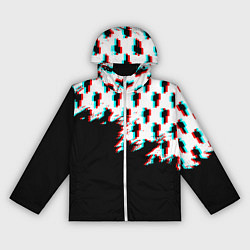 Женская ветровка Billie Eilish pattern glitch