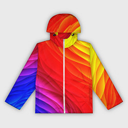 Женская ветровка Абстрактные волны текстура