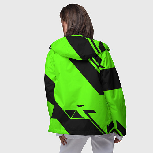 Женская ветровка The Elder Scrolls geometry steel / 3D-Черный – фото 4