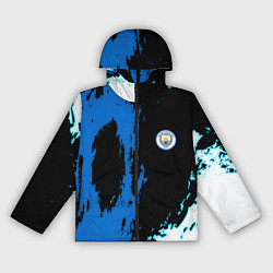 Женская ветровка Манчестер сити краски абстрактные