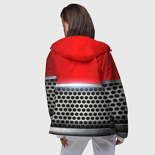 Женская ветровка AUDI metal collection game / 3D-Черный – фото 4