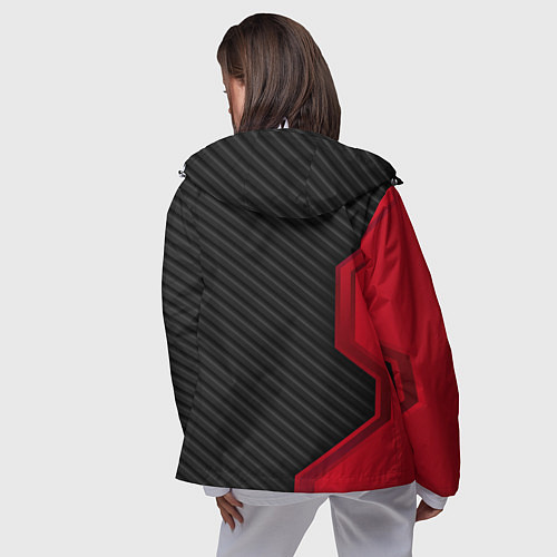 Женская ветровка FIAT текстура метал / 3D-Белый – фото 4