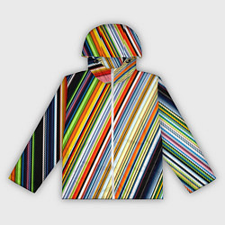 Женская ветровка Разноцветные полосы абстракция