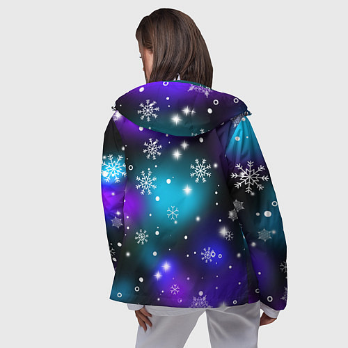 Женская ветровка Космическая кобра / 3D-Белый – фото 4