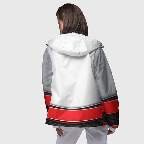 Женская ветровка AUDI auto car / 3D-Белый – фото 4