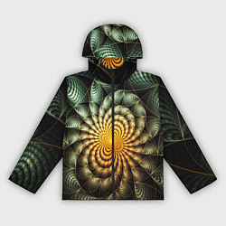 Женская ветровка Оптический узор фракталы