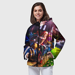 Ветровка с капюшоном женская Elf Jinx, цвет: 3D-черный — фото 2