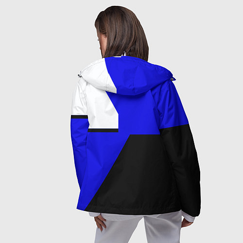 Женская ветровка Portal geometry steel game / 3D-Белый – фото 4