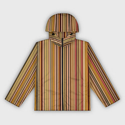 Ветровка с капюшоном женская Полосатость, цвет: 3D-черный