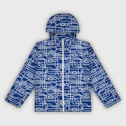 Женская ветровка Паттерн с узлами водопроводного лабиринта