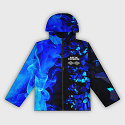 Женская ветровка Arctic Monkeys - синий огонь и плиты