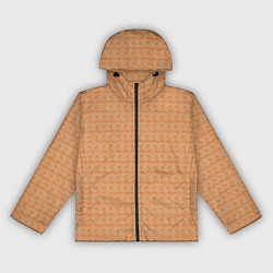 Ветровка с капюшоном женская Персиковый пух, цвет: 3D-черный