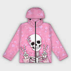 Женская ветровка Скелет-милашка