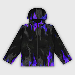 Женская ветровка Неоновый огонь и дым