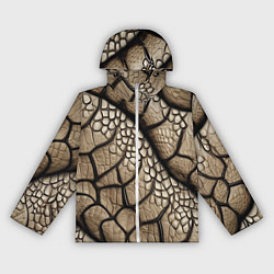 Ветровка с капюшоном женская Найди змею, цвет: 3D-белый