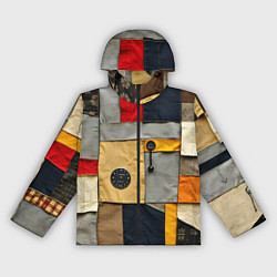 Женская ветровка Ретро пэчворк