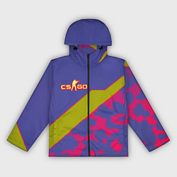 Ветровка с капюшоном женская Counter strike camo line, цвет: 3D-черный