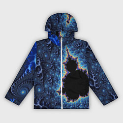 Ветровка с капюшоном женская Психоделика абстракця, цвет: 3D-белый